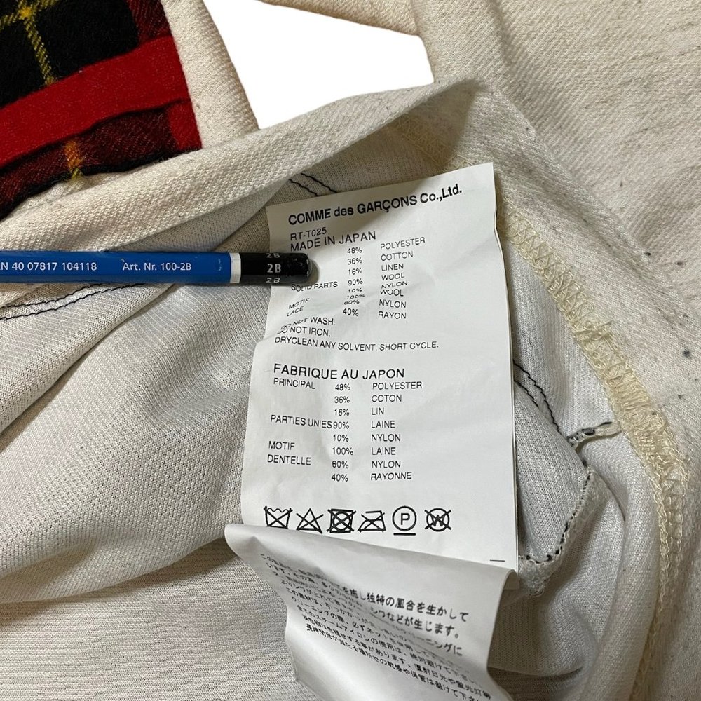 SOLD Comme Des Garcons A/W 2017 Lace/Patchwork Longsleeve - Picture 4 of 4
